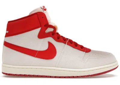 Pre-owned Jordan Men's Nike  Air Ship Pe Sp Every Game Sneakers In Summit White/mystic Red/dune Red In Multi