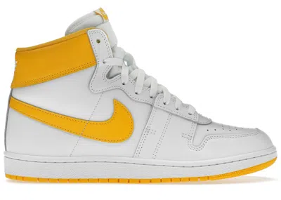 Pre-owned Jordan Men's Nike  Air Ship Pe Sp Sneakers In White/university Gold In Multi
