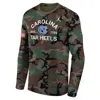Jordan Men's Camo North Carolina Tar Heels 2025 Military Appreciation Legend Dri-fit Long Sleeve T-shirt In Green