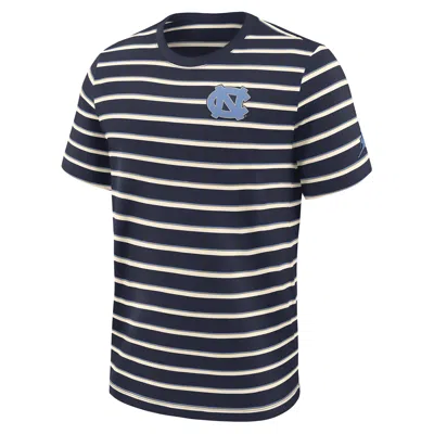Jordan Men's North Carolina Athletic Prep Legacy Summit Stripe  Brand College T-shirt In Blue