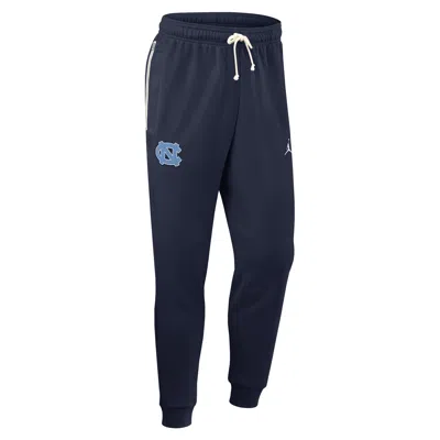 Jordan Men's North Carolina Sideline  Brand Dri-fit College Taper Pants In Blue
