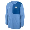 Jordan Men's North Carolina Sideline Coach  Brand Dri-fit College Long-sleeve Top In Blue