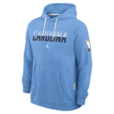 Jordan Men's North Carolina Sideline Standard Issue  Brand Dri-fit College Pullover Hoodie In Blue