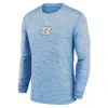 Jordan Men's Carolina Blue North Carolina Tar Heels 2025 Sideline Velocity Performance Long Sleeve T-shirt In Blue