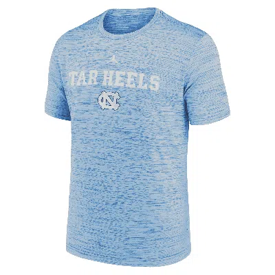 Jordan Men's North Carolina Sideline Velocity  Brand Dri-fit College T-shirt In Blue