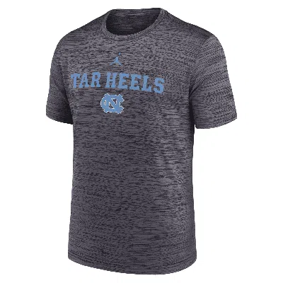 Jordan Men's North Carolina Sideline Velocity  Brand Dri-fit College T-shirt In Gray