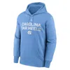 Jordan Men's North Carolina Team Stacked Menâs Nike Therma College Pullover Hoodie In Blue