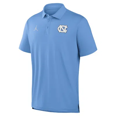 Jordan Men's North Carolina Tour  Brand Dri-fit College Polo In Brown