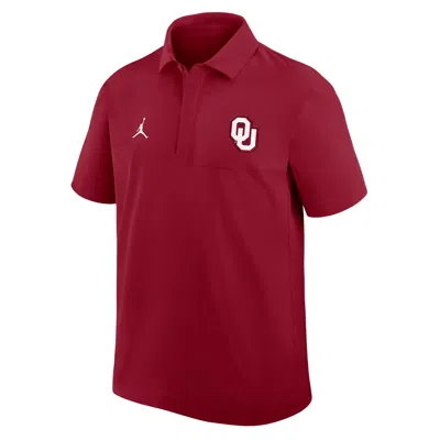 JORDAN MEN'S OKLAHOMA  BRAND DRI-FIT COLLEGE POLO,1015864966