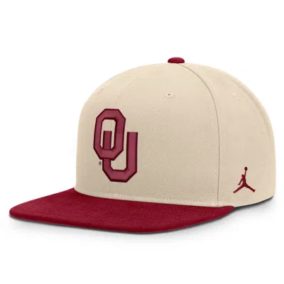 Jordan Men's Oklahoma Campus Prep  Brand Dri-fit College Adjustable Hat In Brown