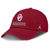 Jordan Men's Oklahoma On-field Club Gameday  Brand College Adjustable Hat