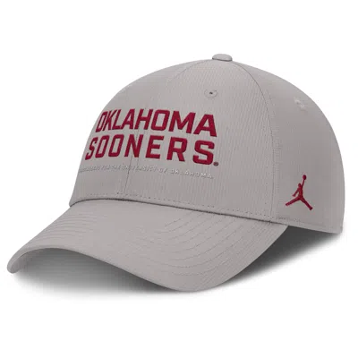 Jordan Men's Oklahoma On-field Club Gameday  Brand Dri-fit College Adjustable Hat