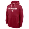 Jordan Men's Oklahoma Sideline  Brand Dri-fit College Pullover Hoodie In Brown