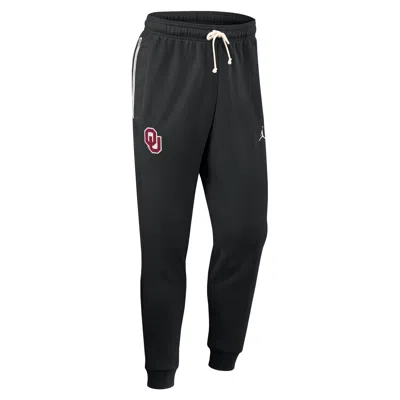 Jordan Men's Oklahoma Sideline  Brand Dri-fit College Taper Pants In Black