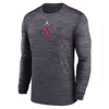 Jordan Men's Oklahoma Sideline Velocity  Brand Dri-fit College Long-sleeve T-shirt
