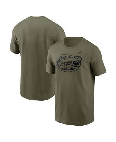 Jordan Men's Olive Florida Gators Primetime Logo Performance T-shirt In Green