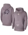 Jordan Big Boys And Girls Purple Phoenix Suns Courtside Statement Editionâ Pullover Hoodie In Purple