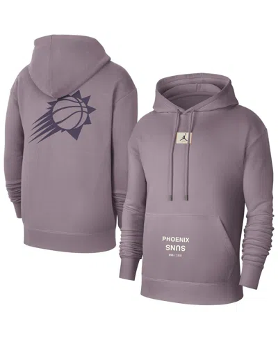 Jordan Big Boys And Girls Purple Phoenix Suns Courtside Statement Editionâ Pullover Hoodie