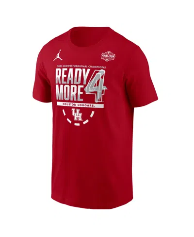 Jordan Men's Red Houston Cougars 2025 Ncaa Men's Basketball Tournament March Madness Final Four Locker Room