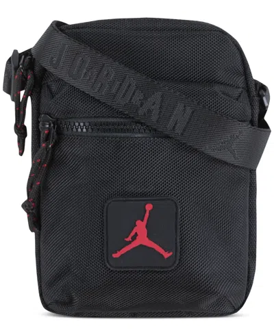 Jordan Men's Rise Crossbody Logo Bag In Black