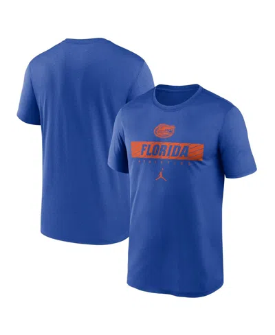 Jordan Men's Royal Florida Gators 2024 Sideline Legend Performance T-shirt