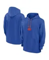 Jordan Men's Royal Florida Gators 2024/25 Sideline Jersey Performance Pullover Hoodie In Royal,orange