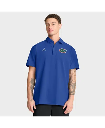 Jordan Men's Royal Florida Gators 2025 Coaches Sideline Polo In Blue