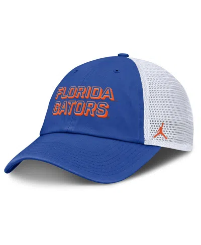 Jordan Men's Royal Florida Gators 2025 Gameday On-field Club Adjustable Trucker Hat In Blue
