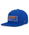 Jordan Men's Royal Florida Gators 2025 On-field Patch Pro Dri-fit Snapback Hat In Blue