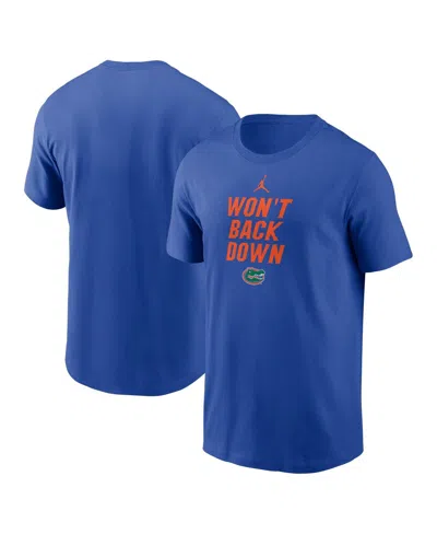 Jordan Kids' Men's Royal Florida Gators 2025 Sideline Mantra Performance T-shirt In Blue