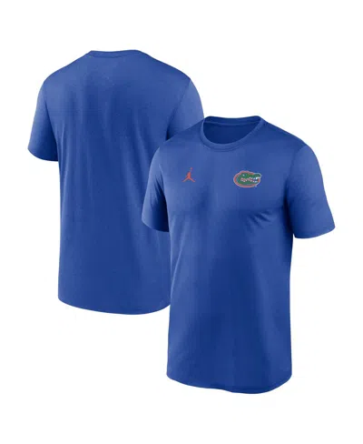 Jordan Men's Royal Florida Gators 2025 Sideline Small Logo Legend Performance T-shirt