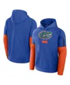 Jordan Men's Royal Florida Gators Fitness Raglan Performance Pullover Hoodie In Royal