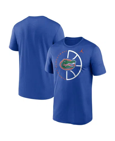 Jordan Men's Royal Florida Gators Legend Basketball Icon Performance T-shirt In Blue