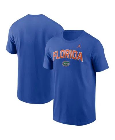 Jordan Men's Royal Florida Gators Primetime Arch Stack T-shirt In Blue