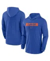 Jordan Men's Royal Florida Gators Sideline Hoodie Performance Long Sleeve T-shirt In Royal