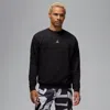 Jordan Men's  Sport Crossover Dri-fit Crew-neck Sweatshirt In Black
