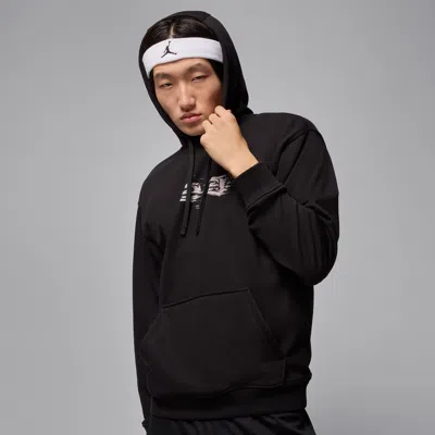 Jordan Men's  Sport Crossover Dri-fit Graphic Pullover Hoodie In Black