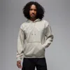 Jordan Men's  Sport Crossover Dri-fit Pullover Fleece Hoodie In Grey