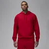 Shop Jordan Men's  Sport Crossover Dri-fit Pullover Hoodie In Red