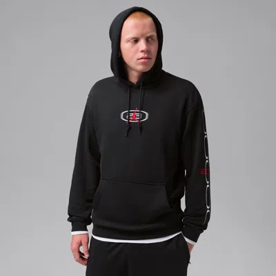 Jordan Men's  Sport Crossover Dri-fit Fleece Pullover Hoodie In Black