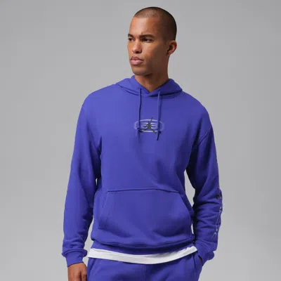 Jordan Men's  Sport Crossover Dri-fit Fleece Pullover Hoodie In Blue