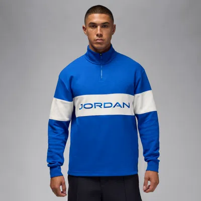 Jordan Men's  Sport Dri-fit 1/4-zip Golf Top In Blue