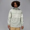 Jordan Men's  Sport Dri-fit 1/4-zip Golf Top In Gray