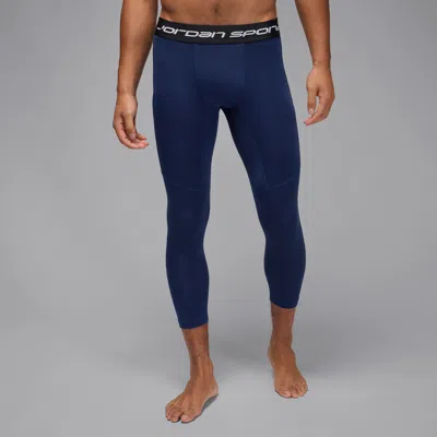 Jordan Men's  Sport Dri-fit 3/4-length Tights In Blue