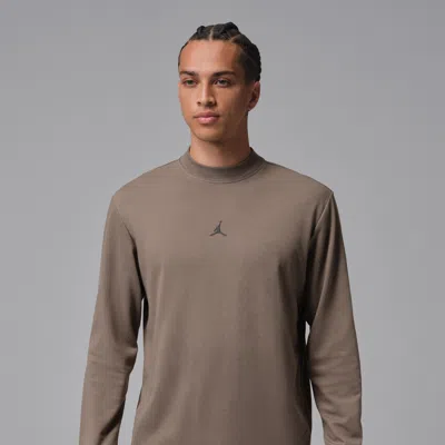 Jordan Men's  Sport Dri-fit Golf Long-sleeve Mock Neck Sweatshirt In Gray