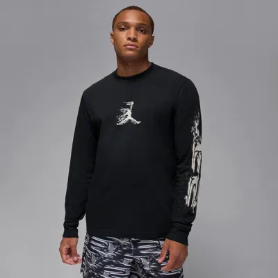 Jordan Men's  Sport Dri-fit Long-sleeve T-shirt In Black