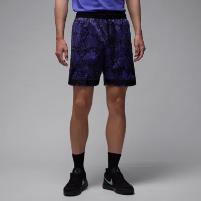Jordan Men's  Sport Dri-fit Mesh Diamond Shorts In Purple
