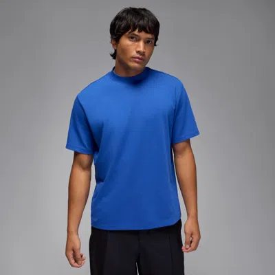 Jordan Men's  Sport Dri-fit Mock-neck Golf Top In Blue