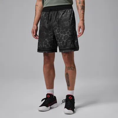 Jordan Men's  Sport Dri-fit Printed Diamond Shorts In Black