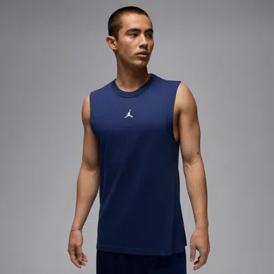 Jordan Men's  Sport Dri-fit Sleeveless Top In Blue